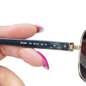 NWT Salvatore Ferragamo Black Light Gold Butterfly Sunglasses Salvatore Ferragamo | Accessories | Nwt Salvatore Ferragamo  main image 2